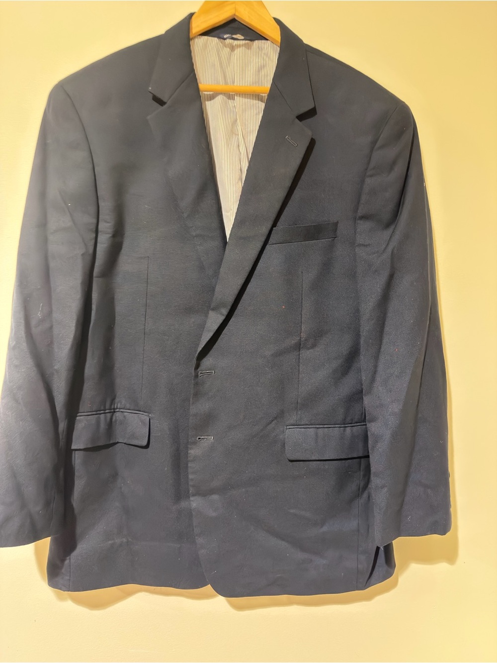 croft & barrow Men's Navy Single-Breasted Blazer